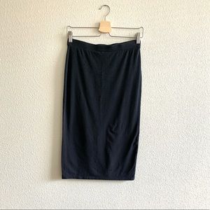 Knit pencil skirt